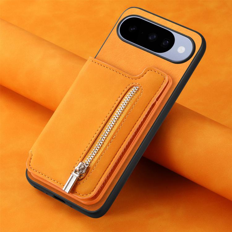 Retro MagSafe Zipper Wallet Card Bag Back Phone Case, For Google Pixel 11 Pro XL, For Google Pixel 11, For Google Pixel 11 Pro, For Google Pixel 10 Pro XL, For Google Pixel 9 Pro XL, For Google Pixel 8a, For Google Pixel 8 Pro, For Google Pixel 8      ...