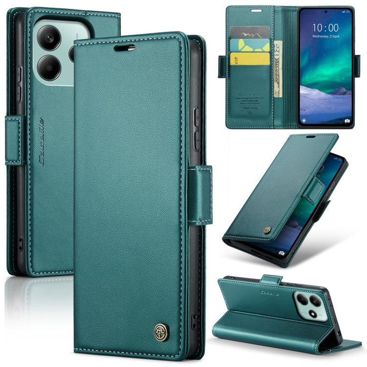 CaseMe 023 Butterfly Buckle Litchi Texture RFID Anti-theft Leather Phone Case, For Redmi Note 14 4G 164.84mm, For Xiaomi Poco X7 Pro, For Redmi Note 14 Pro 4G, For Redmi Note 14 4G 163.25mm, For Redmi Note 14 5G, For Redmi Note 14 Pro 5G