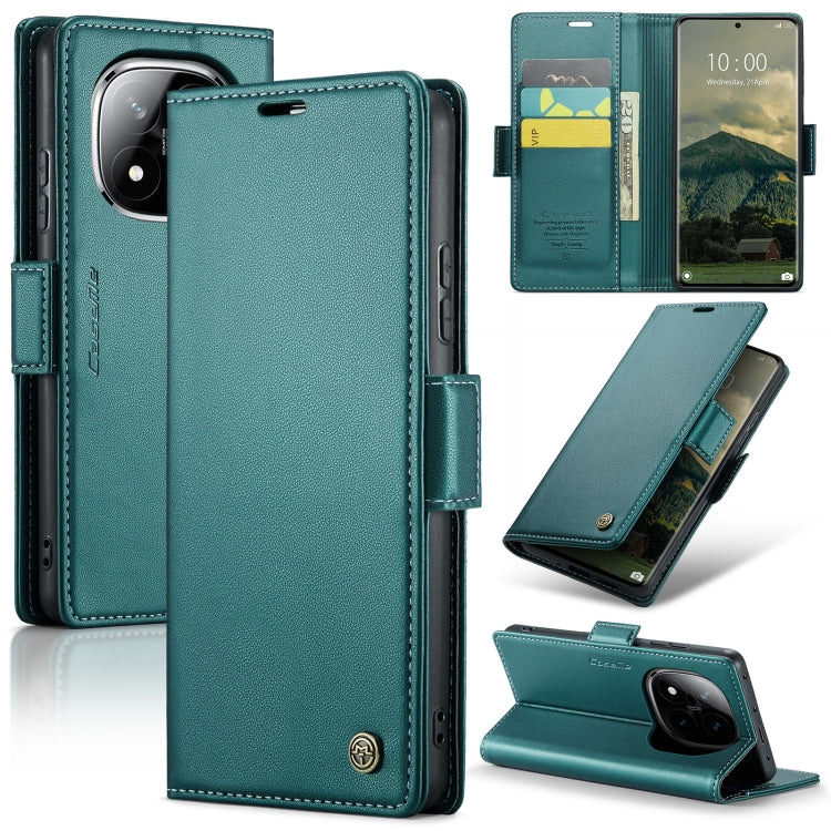 CaseMe 023 Butterfly Buckle Litchi Texture RFID Anti-theft Leather Phone Case, For Redmi Note 14 4G 164.84mm, For Xiaomi Poco X7 Pro, For Redmi Note 14 Pro 4G, For Redmi Note 14 4G 163.25mm, For Redmi Note 14 5G, For Redmi Note 14 Pro 5G