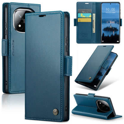 CaseMe 023 Butterfly Buckle Litchi Texture RFID Anti-theft Leather Phone Case, For Redmi Note 14 4G 164.84mm, For Xiaomi Poco X7 Pro, For Redmi Note 14 Pro 4G, For Redmi Note 14 4G 163.25mm, For Redmi Note 14 5G, For Redmi Note 14 Pro 5G