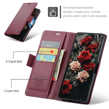 CaseMe 023 Butterfly Buckle Litchi Texture RFID Anti-theft Leather Phone Case, For Redmi Note 14 4G 164.84mm, For Xiaomi Poco X7 Pro, For Redmi Note 14 Pro 4G, For Redmi Note 14 4G 163.25mm, For Redmi Note 14 5G, For Redmi Note 14 Pro 5G