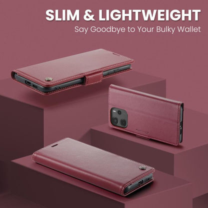 CaseMe 023 Butterfly Buckle Litchi Texture RFID Anti-theft Leather Phone Case, For Redmi Note 14 4G 164.84mm, For Xiaomi Poco X7 Pro, For Redmi Note 14 Pro 4G, For Redmi Note 14 4G 163.25mm, For Redmi Note 14 5G, For Redmi Note 14 Pro 5G