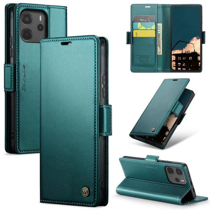 CaseMe 023 Butterfly Buckle Litchi Texture RFID Anti-theft Leather Phone Case, For Redmi Note 14 4G 164.84mm, For Xiaomi Poco X7 Pro, For Redmi Note 14 Pro 4G, For Redmi Note 14 4G 163.25mm, For Redmi Note 14 5G, For Redmi Note 14 Pro 5G