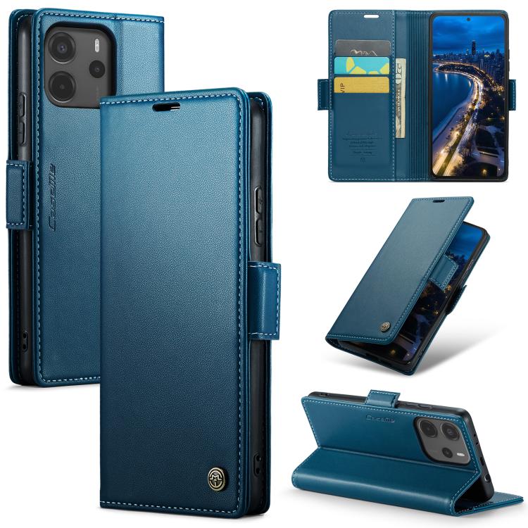 CaseMe 023 Butterfly Buckle Litchi Texture RFID Anti-theft Leather Phone Case, For Redmi Note 14 4G 164.84mm, For Xiaomi Poco X7 Pro, For Redmi Note 14 Pro 4G, For Redmi Note 14 4G 163.25mm, For Redmi Note 14 5G, For Redmi Note 14 Pro 5G