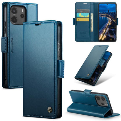 CaseMe 023 Butterfly Buckle Litchi Texture RFID Anti-theft Leather Phone Case, For Redmi Note 14 4G 164.84mm, For Xiaomi Poco X7 Pro, For Redmi Note 14 Pro 4G, For Redmi Note 14 4G 163.25mm, For Redmi Note 14 5G, For Redmi Note 14 Pro 5G