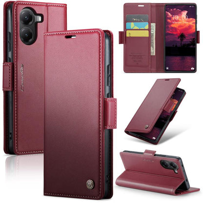 CaseMe 023 Butterfly Buckle Litchi Texture RFID Anti-theft Leather Phone Case, For Redmi Note 14 4G 164.84mm, For Xiaomi Poco X7 Pro, For Redmi Note 14 Pro 4G, For Redmi Note 14 4G 163.25mm, For Redmi Note 14 5G, For Redmi Note 14 Pro 5G