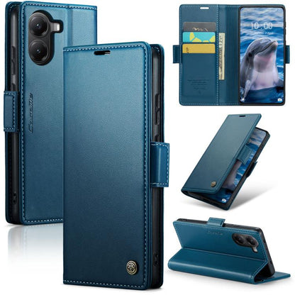 CaseMe 023 Butterfly Buckle Litchi Texture RFID Anti-theft Leather Phone Case, For Redmi Note 14 4G 164.84mm, For Xiaomi Poco X7 Pro, For Redmi Note 14 Pro 4G, For Redmi Note 14 4G 163.25mm, For Redmi Note 14 5G, For Redmi Note 14 Pro 5G