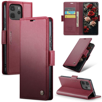 CaseMe 023 Butterfly Buckle Litchi Texture RFID Anti-theft Leather Phone Case, For Redmi Note 14 4G 164.84mm, For Xiaomi Poco X7 Pro, For Redmi Note 14 Pro 4G, For Redmi Note 14 4G 163.25mm, For Redmi Note 14 5G, For Redmi Note 14 Pro 5G