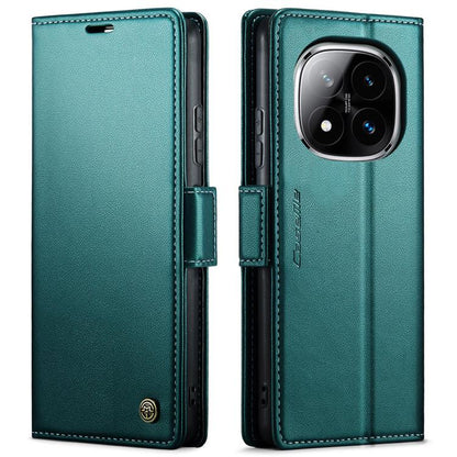 CaseMe 023 Butterfly Buckle Litchi Texture RFID Anti-theft Leather Phone Case, For Redmi Note 14 4G 164.84mm, For Xiaomi Poco X7 Pro, For Redmi Note 14 Pro 4G, For Redmi Note 14 4G 163.25mm, For Redmi Note 14 5G, For Redmi Note 14 Pro 5G
