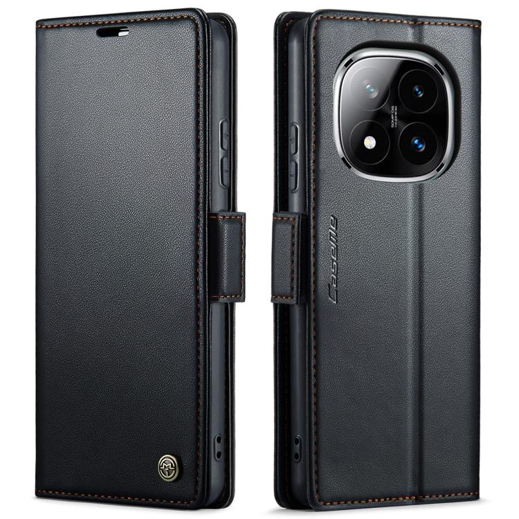 CaseMe 023 Butterfly Buckle Litchi Texture RFID Anti-theft Leather Phone Case, For Redmi Note 14 4G 164.84mm, For Xiaomi Poco X7 Pro, For Redmi Note 14 Pro 4G, For Redmi Note 14 4G 163.25mm, For Redmi Note 14 5G, For Redmi Note 14 Pro 5G