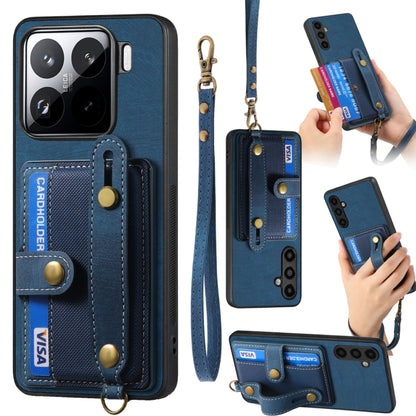 Retro Cross Wristband Wallet Leather Back Phone Case, For Redmi Note 15 Pro+ 5G, For Redmi Note 15 4G / 5G Global 164mm, For Redmi Note 15 Pro 4G Global 163.2mm, For Xiaomi 17 Pro Max, For Redmi Note 15 Pro 5G, For Xiaomi 17 Pro, For Xiaomi 15T Pro    ...