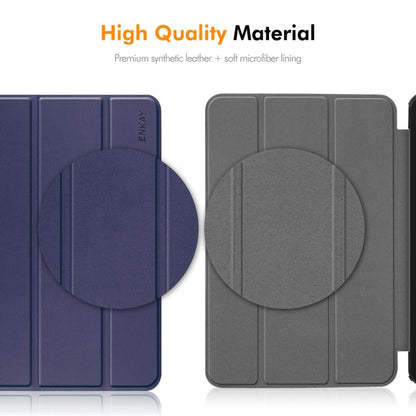 ENKAY Tri-fold Custer Texture TPU Leather Smart Tablet Case with Pen Slot, For Xiaomi Redmi K Pad 2 8.8 2026, For Xiaomi Pad 7 / 7 Pro 11.2