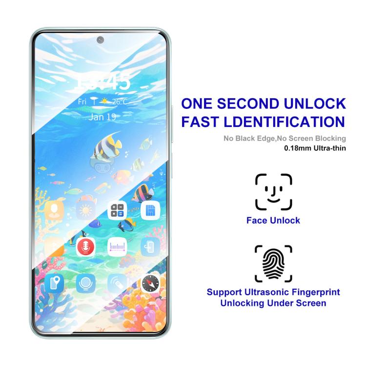 ENKAY Easy Install 0.18mm High Alumina Silicon Full Glass Film, Support Ultrasonic Unlock, For Xiaomi 17T Pro 5G, For Xiaomi 17T 5G, For Xiaomi Poco X8 Pro Max 5G, For Xiaomi Poco X8 Pro 5G, For Xiaomi 15, For Redmi K80 / K80 Pro