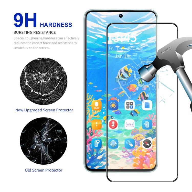 ENKAY Easy Install 0.18mm High Alumina Silicon Full Glass Film, Support Ultrasonic Unlock, For Xiaomi 17T Pro 5G, For Xiaomi 17T 5G, For Xiaomi Poco X8 Pro Max 5G, For Xiaomi Poco X8 Pro 5G, For Xiaomi 15, For Redmi K80 / K80 Pro