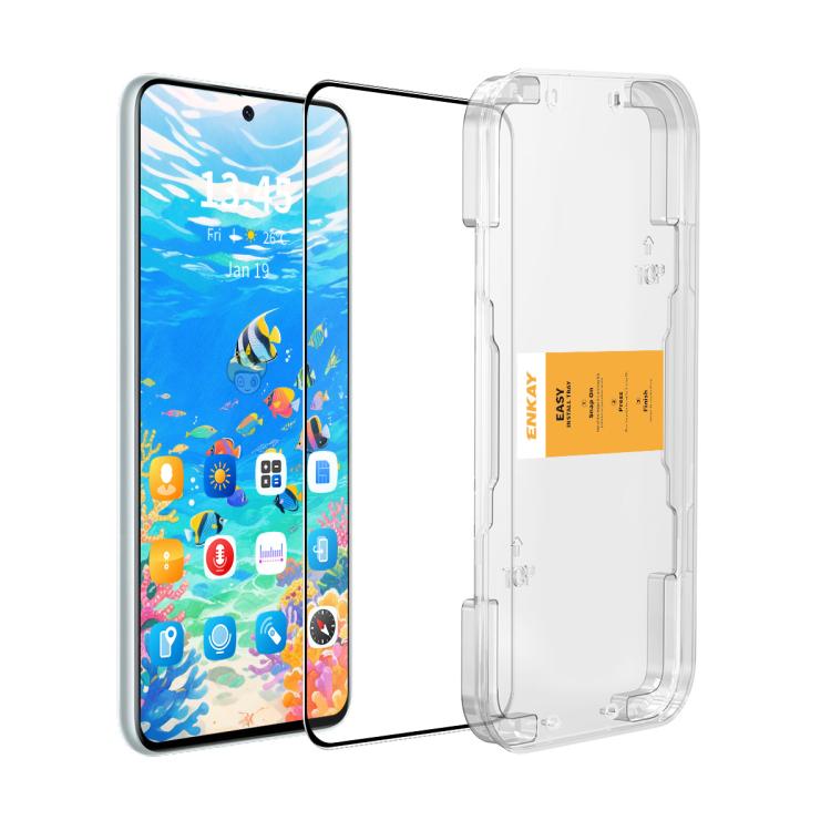 ENKAY Easy Install 0.18mm High Alumina Silicon Full Glass Film, Support Ultrasonic Unlock, For Xiaomi 17T Pro 5G, For Xiaomi 17T 5G, For Xiaomi Poco X8 Pro Max 5G, For Xiaomi Poco X8 Pro 5G, For Xiaomi 15, For Redmi K80 / K80 Pro