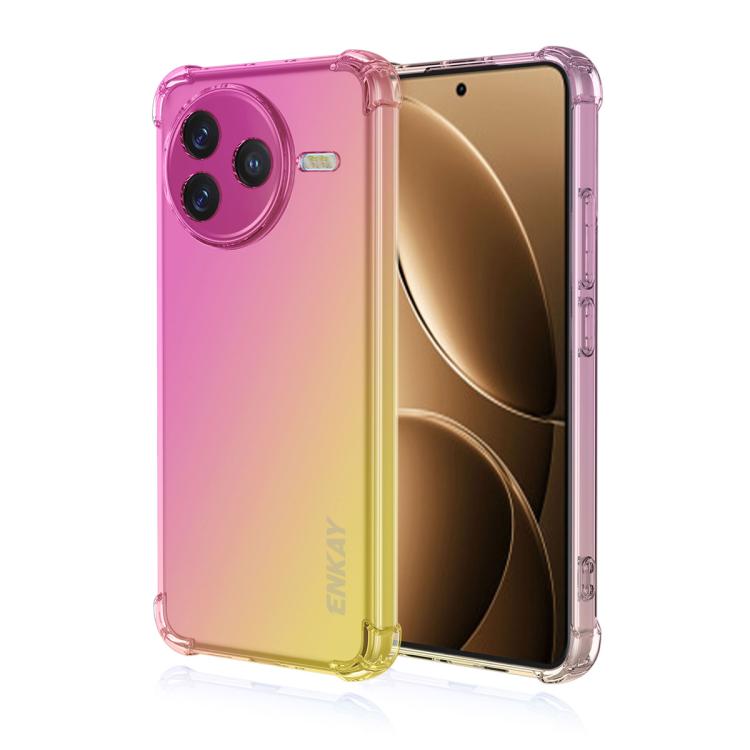 ENKAY Hat-Prince Gradient Airbag TPU Phone Case, For Xiaomi Poco F7 Ultra / Redmi K80 Pro, For Xiaomi Poco F7 Pro / Redmi K80, For Xiaomi 15 Ultra, For Xiaomi Poco X7 Pro / Redmi Turbo 4, For Xiaomi Poco M7 Pro, For Redmi Note 14 Pro 4G                ...