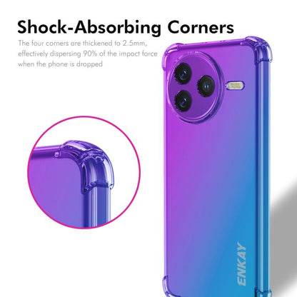 ENKAY Hat-Prince Gradient Airbag TPU Phone Case, For Xiaomi Poco F7 Ultra / Redmi K80 Pro, For Xiaomi Poco F7 Pro / Redmi K80, For Xiaomi 15 Ultra, For Xiaomi Poco X7 Pro / Redmi Turbo 4, For Xiaomi Poco M7 Pro, For Redmi Note 14 Pro 4G                ...