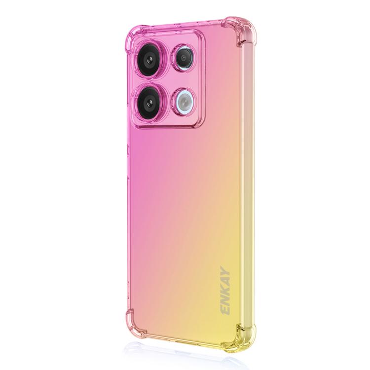 ENKAY Hat-Prince Gradient Airbag TPU Phone Case, For Redmi Note 17 4G / 5G Global 169.7mm, For Redmi 17C 5G, For Redmi Note 17 Pro Max Global 163.4mm, For Redmi Note 17 Pro Global 163.5mm, For Redmi 17 4G / 5G Global 170mm, For Redmi 17C / 14C         ...