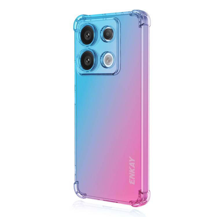 ENKAY Hat-Prince Gradient Airbag TPU Phone Case, For Redmi Note 17 4G / 5G Global 169.7mm, For Redmi 17C 5G, For Redmi Note 17 Pro Max Global 163.4mm, For Redmi Note 17 Pro Global 163.5mm, For Redmi 17 4G / 5G Global 170mm, For Redmi 17C / 14C         ...