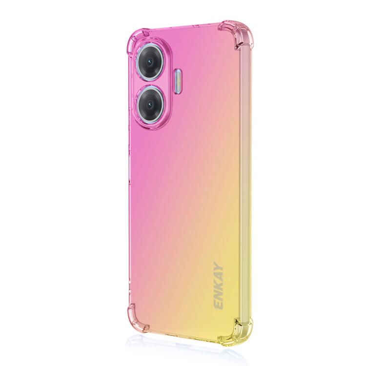 ENKAY Hat-Prince Gradient Airbag TPU Phone Case, For Redmi Note 17 4G / 5G Global 169.7mm, For Redmi 17C 5G, For Redmi Note 17 Pro Max Global 163.4mm, For Redmi Note 17 Pro Global 163.5mm, For Redmi 17 4G / 5G Global 170mm, For Redmi 17C / 14C         ...