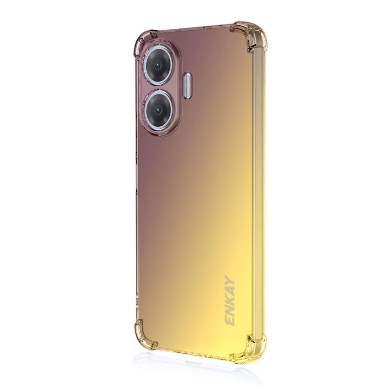 ENKAY Hat-Prince Gradient Airbag TPU Phone Case, For Redmi Note 17 4G / 5G Global 169.7mm, For Redmi 17C 5G, For Redmi Note 17 Pro Max Global 163.4mm, For Redmi Note 17 Pro Global 163.5mm, For Redmi 17 4G / 5G Global 170mm, For Redmi 17C / 14C         ...