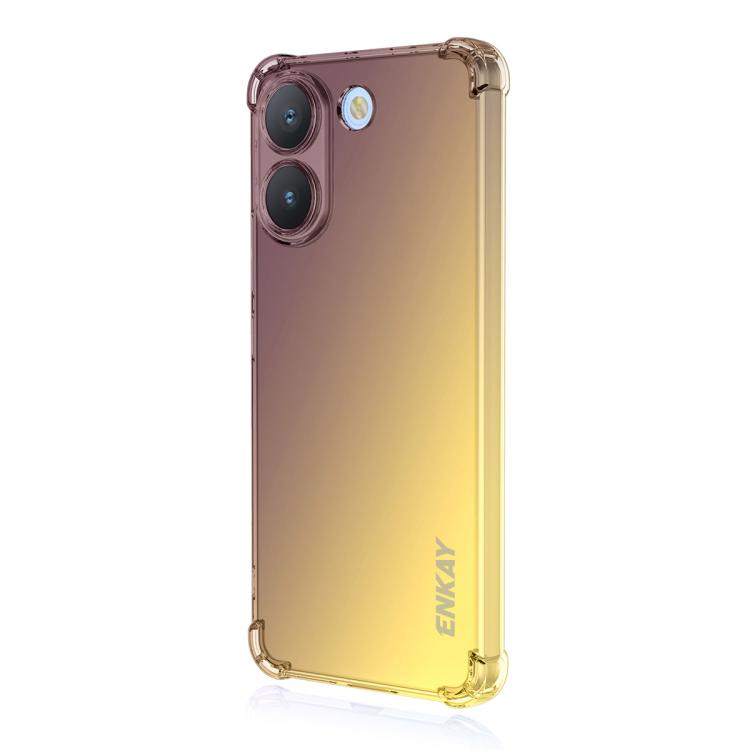 ENKAY Hat-Prince Gradient Airbag TPU Phone Case, For Redmi Note 17 4G / 5G Global 169.7mm, For Redmi 17C 5G, For Redmi Note 17 Pro Max Global 163.4mm, For Redmi Note 17 Pro Global 163.5mm, For Redmi 17 4G / 5G Global 170mm, For Redmi 17C / 14C         ...