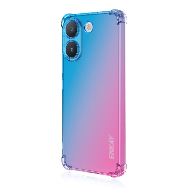 ENKAY Hat-Prince Gradient Airbag TPU Phone Case, For Redmi Note 17 4G / 5G Global 169.7mm, For Redmi 17C 5G, For Redmi Note 17 Pro Max Global 163.4mm, For Redmi Note 17 Pro Global 163.5mm, For Redmi 17 4G / 5G Global 170mm, For Redmi 17C / 14C         ...
