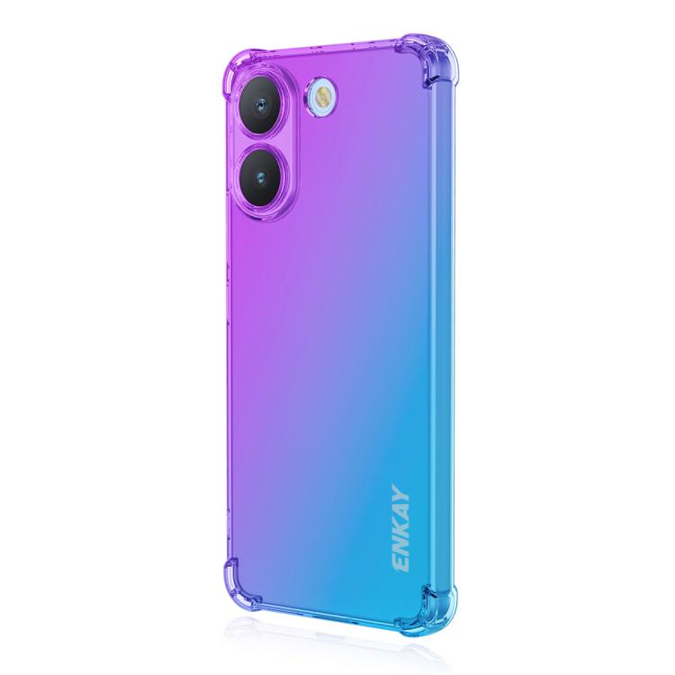 ENKAY Hat-Prince Gradient Airbag TPU Phone Case, For Redmi Note 17 4G / 5G Global 169.7mm, For Redmi 17C 5G, For Redmi Note 17 Pro Max Global 163.4mm, For Redmi Note 17 Pro Global 163.5mm, For Redmi 17 4G / 5G Global 170mm, For Redmi 17C / 14C         ...
