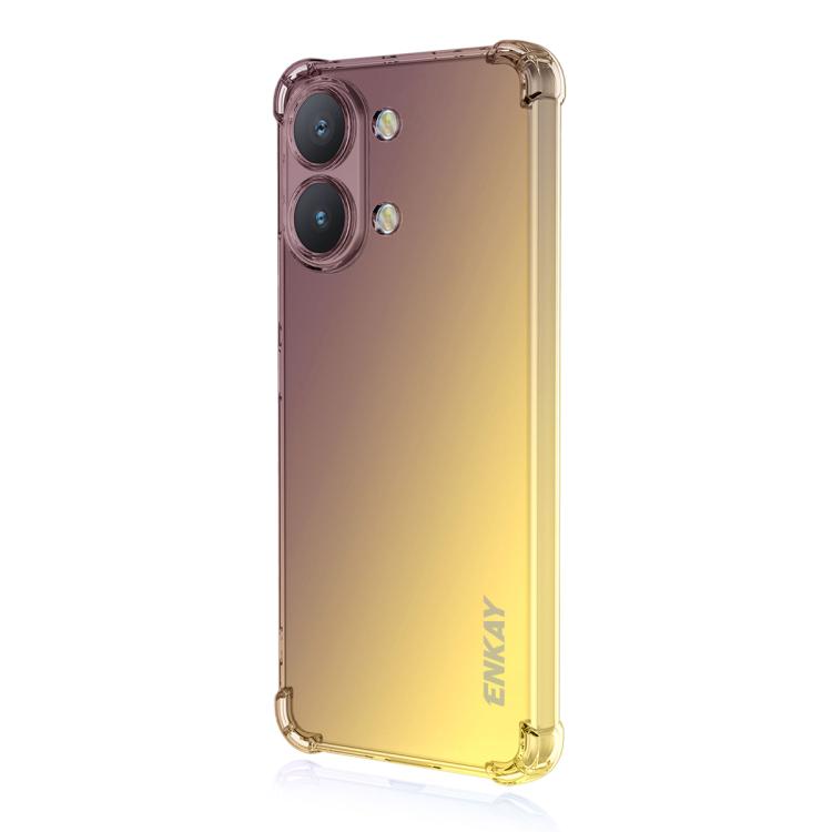 ENKAY Hat-Prince Gradient Airbag TPU Phone Case, For Redmi Note 17 4G / 5G Global 169.7mm, For Redmi 17C 5G, For Redmi Note 17 Pro Max Global 163.4mm, For Redmi Note 17 Pro Global 163.5mm, For Redmi 17 4G / 5G Global 170mm, For Redmi 17C / 14C         ...