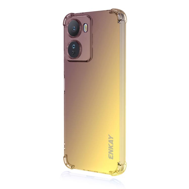 ENKAY Hat-Prince Gradient Airbag TPU Phone Case, For Redmi Note 17 4G / 5G Global 169.7mm, For Redmi 17C 5G, For Redmi Note 17 Pro Max Global 163.4mm, For Redmi Note 17 Pro Global 163.5mm, For Redmi 17 4G / 5G Global 170mm, For Redmi 17C / 14C         ...