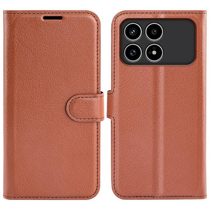 Litchi Texture Horizontal Flip Leather Phone Case with Holder, For Redmi Note 17 Pro Max 5G Global 163.4mm, For Redmi A7 Pro 171mm / Poco C85x 5G, For Redmi Turbo 5 Max / Poco X8 Pro Max, For Redmi Turbo 5 5G / Poco X8 Pro 5G                           ...