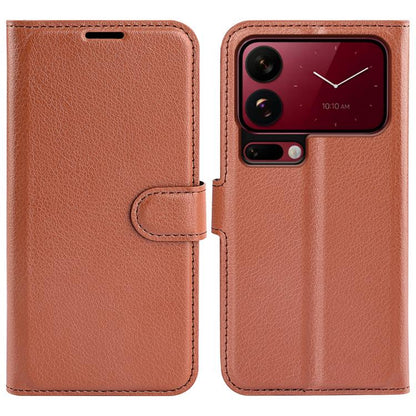 Litchi Texture Horizontal Flip Leather Phone Case with Holder, For Xiaomi 18 Pro Max 5G, For Xiaomi 18 Pro 5G, For Redmi Note 17 Pro 5G Global 163.5mm, For Xiaomi 17T Pro  5G, For Xiaomi 17T 5G, For Xiaomi 17 Ultra, For Redmi Note 15 Pro 4G Global 163....