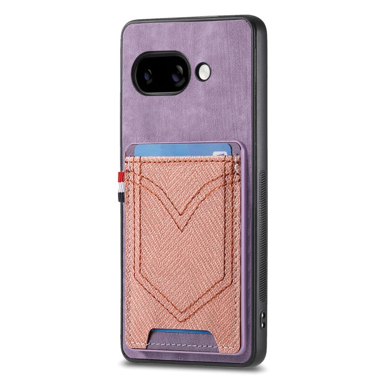 Denim Texture Leather Skin Phone Case with Card Slot, For Google Pixel 11 Pro XL, For Google Pixel 11, For Google Pixel 11 Pro, For Google Pixel 10 Pro XL, For Google Pixel 9a, For Google Pixel 9 Pro XL, For Google Pixel 10 / 10 Pro                    ...