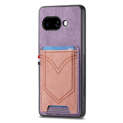 Denim Texture Leather Skin Phone Case with Card Slot, For Google Pixel 11 Pro XL, For Google Pixel 11, For Google Pixel 11 Pro, For Google Pixel 10 Pro XL, For Google Pixel 9a, For Google Pixel 9 Pro XL, For Google Pixel 10 / 10 Pro                    ...