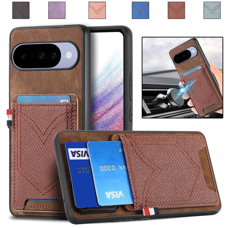 Denim Texture Leather Skin Phone Case with Card Slot, For Google Pixel 11 Pro XL, For Google Pixel 11, For Google Pixel 11 Pro, For Google Pixel 10 Pro XL, For Google Pixel 9a, For Google Pixel 9 Pro XL, For Google Pixel 10 / 10 Pro                    ...