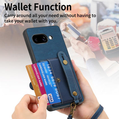 Retro Cross Wristband Wallet Leather Back Phone Case, For Google Pixel 11 Pro XL, For Google Pixel 11, For Google Pixel 11 Pro, For Google Pixel 10 Pro XL, For Google Pixel 9a, For Google Pixel 9 Pro XL, For Google Pixel 10 / 10 Pro                    ...