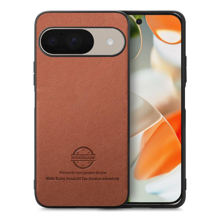 Twill Fabric Leather Skin Back Phone Case, For Google Pixel 11 Pro XL, For Google Pixel 11, For Google Pixel 11 Pro, For Google Pixel 10 Pro XL, For Google Pixel 9a, For Google Pixel 9 Pro XL, For Google Pixel 10 / 10 Pro, For Google Pixel 9 / 9 Pro