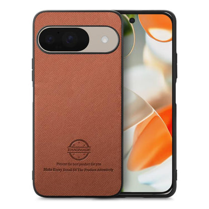 Twill Fabric Leather Skin Back Phone Case, For Google Pixel 11 Pro XL, For Google Pixel 11, For Google Pixel 11 Pro, For Google Pixel 10 Pro XL, For Google Pixel 9a, For Google Pixel 9 Pro XL, For Google Pixel 10 / 10 Pro, For Google Pixel 9 / 9 Pro