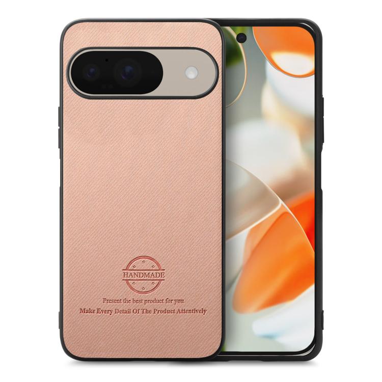Twill Fabric Leather Skin Back Phone Case, For Google Pixel 11 Pro XL, For Google Pixel 11, For Google Pixel 11 Pro, For Google Pixel 10 Pro XL, For Google Pixel 9a, For Google Pixel 9 Pro XL, For Google Pixel 10 / 10 Pro, For Google Pixel 9 / 9 Pro