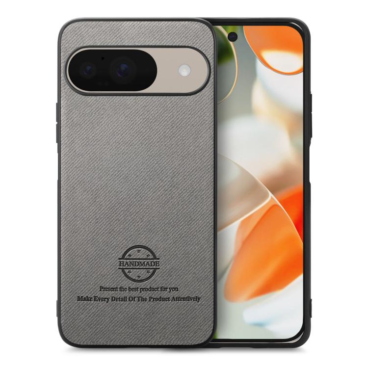 Twill Fabric Leather Skin Back Phone Case, For Google Pixel 11 Pro XL, For Google Pixel 11, For Google Pixel 11 Pro, For Google Pixel 10 Pro XL, For Google Pixel 9a, For Google Pixel 9 Pro XL, For Google Pixel 10 / 10 Pro, For Google Pixel 9 / 9 Pro