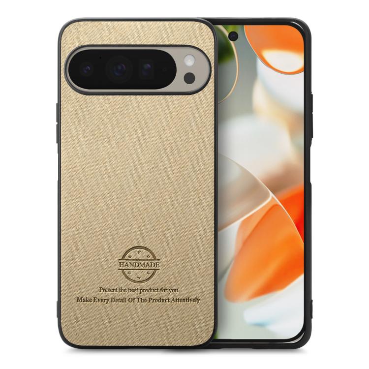 Twill Fabric Leather Skin Back Phone Case, For Google Pixel 11 Pro XL, For Google Pixel 11, For Google Pixel 11 Pro, For Google Pixel 10 Pro XL, For Google Pixel 9a, For Google Pixel 9 Pro XL, For Google Pixel 10 / 10 Pro, For Google Pixel 9 / 9 Pro