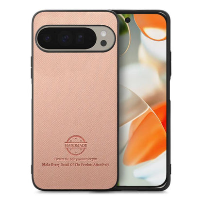 Twill Fabric Leather Skin Back Phone Case, For Google Pixel 11 Pro XL, For Google Pixel 11, For Google Pixel 11 Pro, For Google Pixel 10 Pro XL, For Google Pixel 9a, For Google Pixel 9 Pro XL, For Google Pixel 10 / 10 Pro, For Google Pixel 9 / 9 Pro
