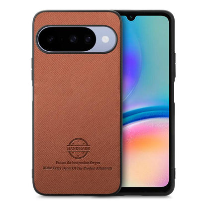 Twill Fabric Leather Skin Back Phone Case, For Google Pixel 11 Pro XL, For Google Pixel 11, For Google Pixel 11 Pro, For Google Pixel 10 Pro XL, For Google Pixel 9a, For Google Pixel 9 Pro XL, For Google Pixel 10 / 10 Pro, For Google Pixel 9 / 9 Pro