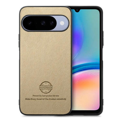 Twill Fabric Leather Skin Back Phone Case, For Google Pixel 11 Pro XL, For Google Pixel 11, For Google Pixel 11 Pro, For Google Pixel 10 Pro XL, For Google Pixel 9a, For Google Pixel 9 Pro XL, For Google Pixel 10 / 10 Pro, For Google Pixel 9 / 9 Pro