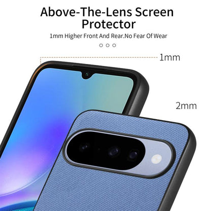 Twill Fabric Leather Skin Back Phone Case, For Google Pixel 11 Pro XL, For Google Pixel 11, For Google Pixel 11 Pro, For Google Pixel 10 Pro XL, For Google Pixel 9a, For Google Pixel 9 Pro XL, For Google Pixel 10 / 10 Pro, For Google Pixel 9 / 9 Pro