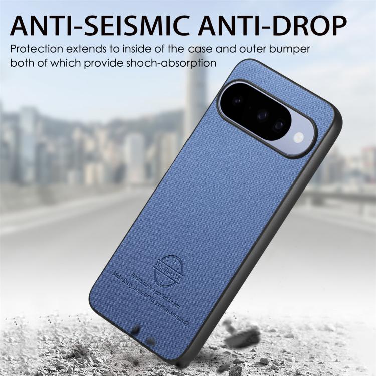 Twill Fabric Leather Skin Back Phone Case, For Google Pixel 11 Pro XL, For Google Pixel 11, For Google Pixel 11 Pro, For Google Pixel 10 Pro XL, For Google Pixel 9a, For Google Pixel 9 Pro XL, For Google Pixel 10 / 10 Pro, For Google Pixel 9 / 9 Pro