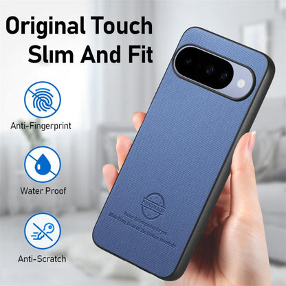 Twill Fabric Leather Skin Back Phone Case, For Google Pixel 11 Pro XL, For Google Pixel 11, For Google Pixel 11 Pro, For Google Pixel 10 Pro XL, For Google Pixel 9a, For Google Pixel 9 Pro XL, For Google Pixel 10 / 10 Pro, For Google Pixel 9 / 9 Pro