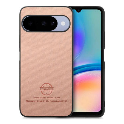 Twill Fabric Leather Skin Back Phone Case, For Google Pixel 11 Pro XL, For Google Pixel 11, For Google Pixel 11 Pro, For Google Pixel 10 Pro XL, For Google Pixel 9a, For Google Pixel 9 Pro XL, For Google Pixel 10 / 10 Pro, For Google Pixel 9 / 9 Pro