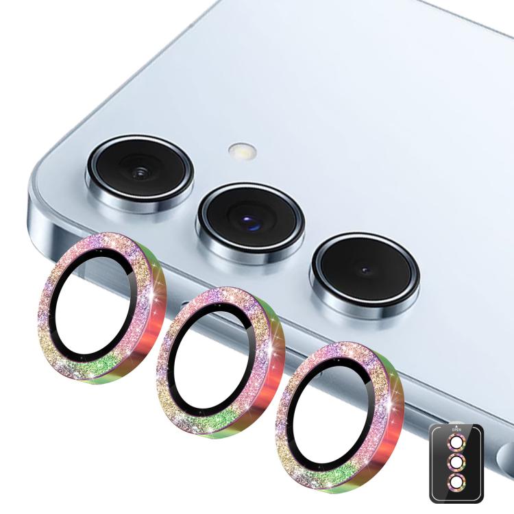 ENKAY Hat-Prince 9H Rear Camera Lens Glitter Aluminium Alloy Tempered Glass Film, For Samsung Galaxy Z Flip5, For Samsung Galaxy A54, For Samsung Galaxy A37 / A57, For Samsung Galaxy A06, For Samsung Galaxy A16, For Samsung Galaxy A25                  ...