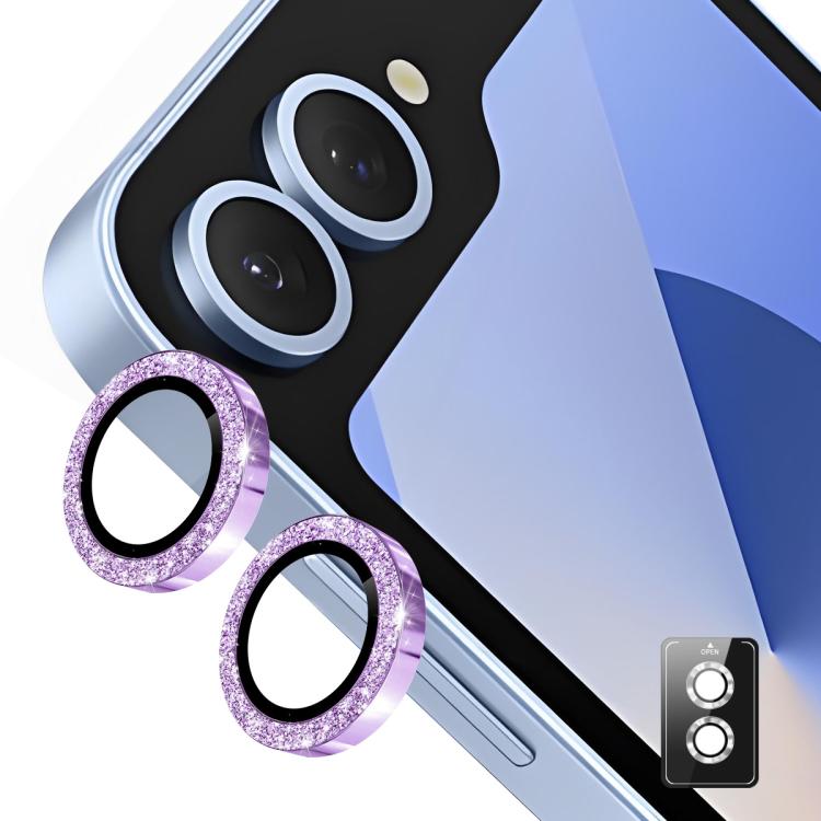 ENKAY Hat-Prince 9H Rear Camera Lens Glitter Aluminium Alloy Tempered Glass Film, For Galaxy Z Fold8 5G, For Galaxy Z Fold8 Ultra 5G, For Galaxy Z Flip8 5G, For Samsung Galaxy S26+ 5G, For Samsung Galaxy S26 Ultra 5G, For Samsung Galaxy S26 5G         ...